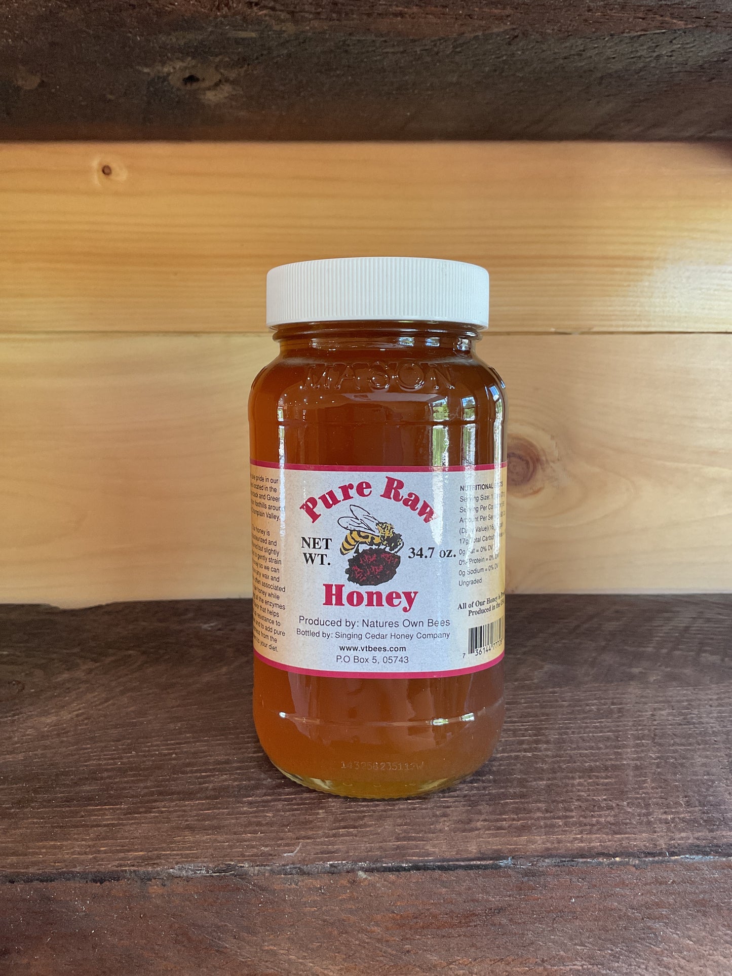 Singing Cedars Apiaries Honey