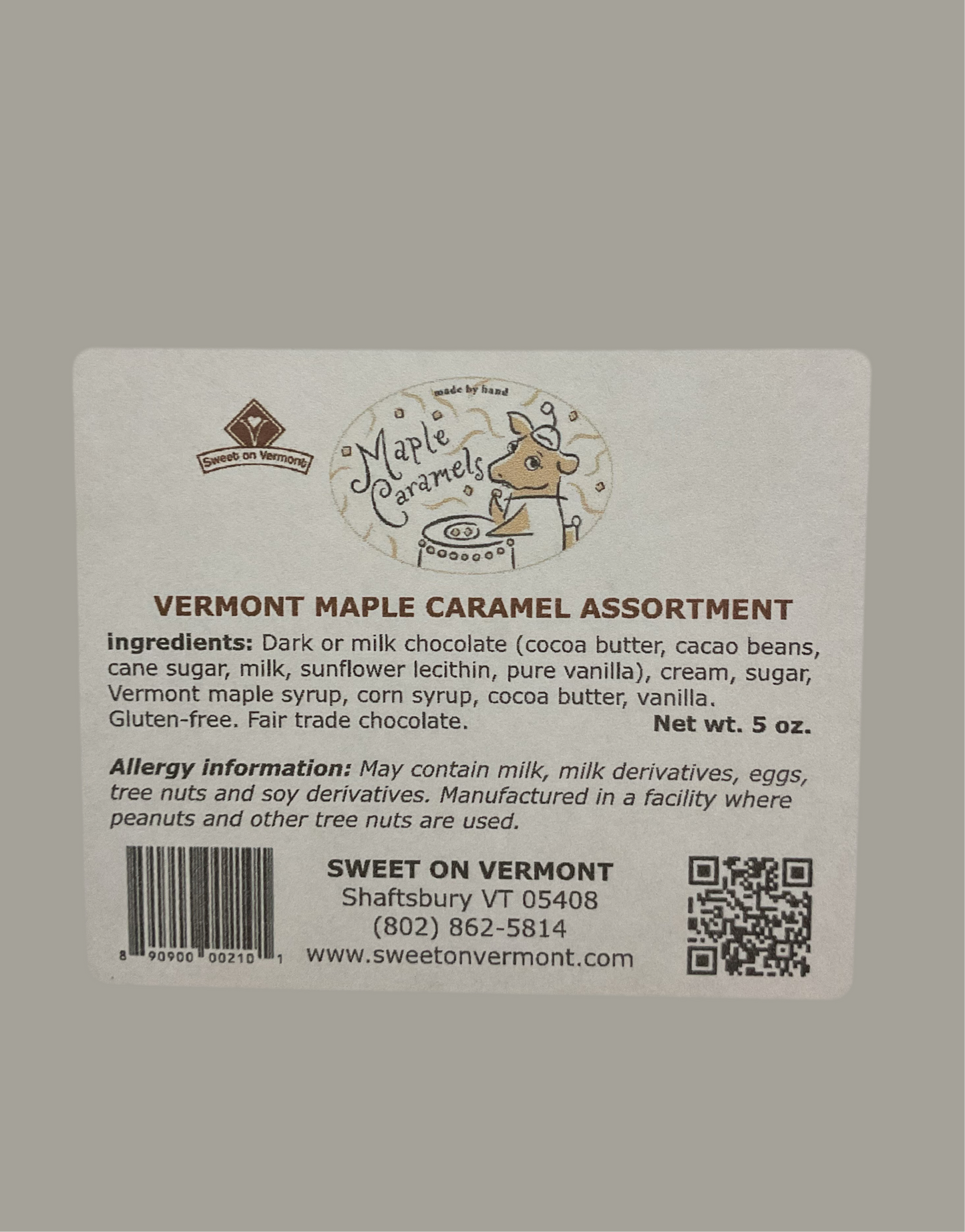 Sweet on Vermont Maple Caramel Chocolates