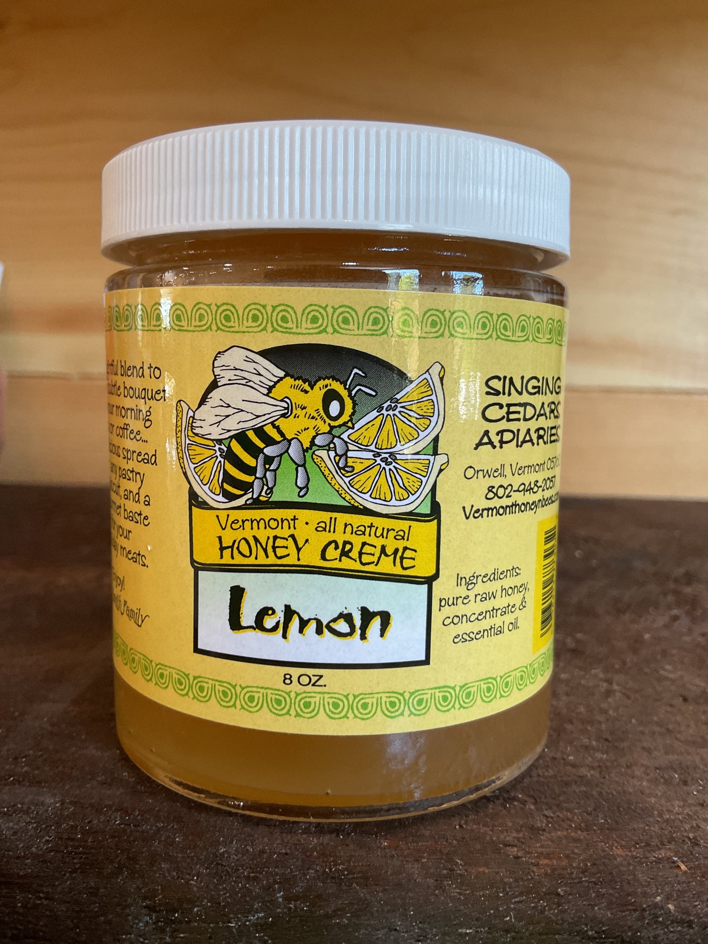 Flavored Honey Crème