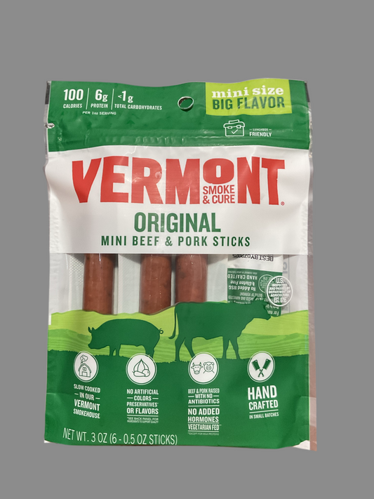 Vermont Smoke and Cure Beef/Pork Mini Sticks