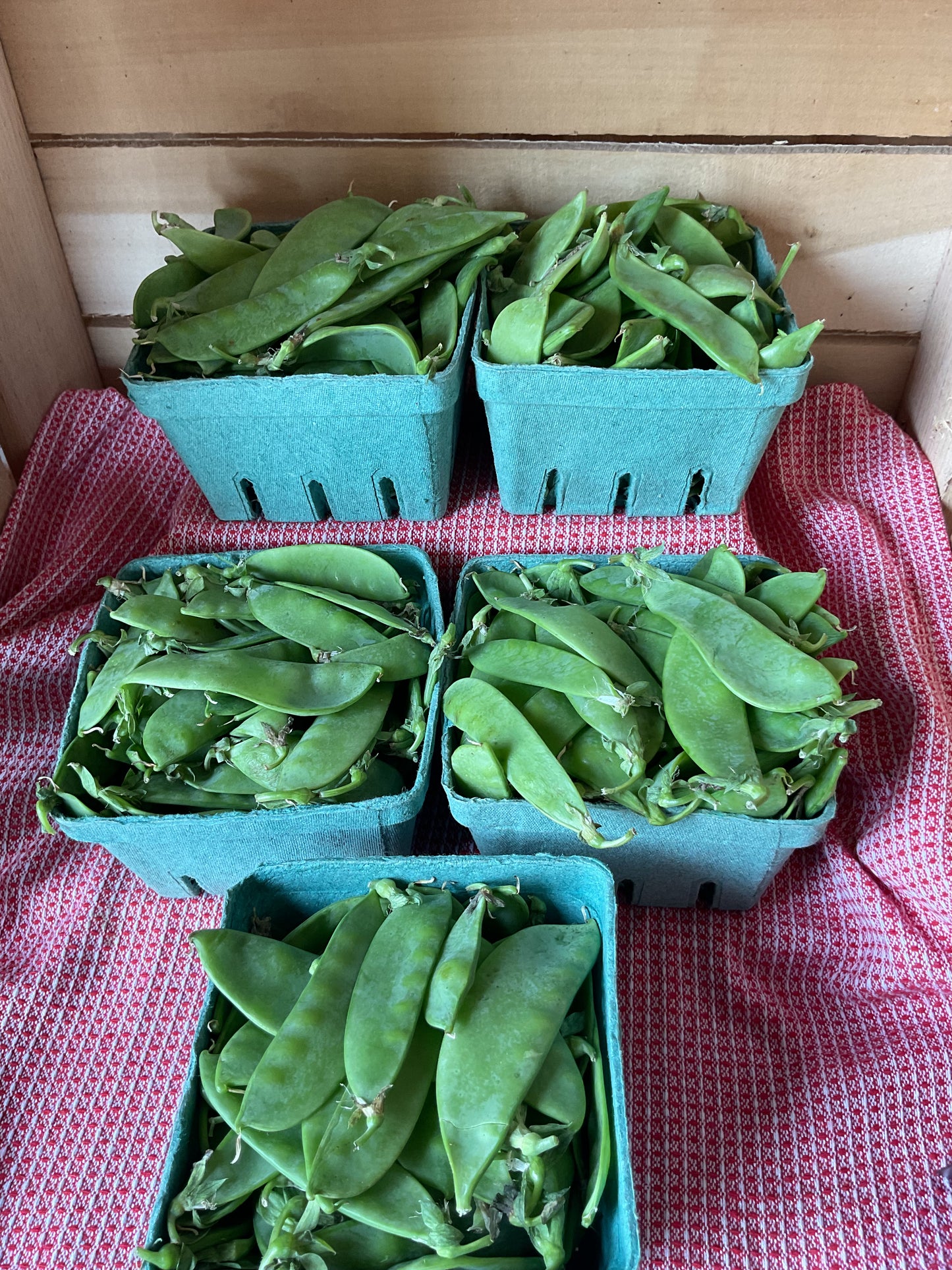 Sugar snap peas