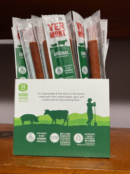 Vermont Smoke and Cure Beef/Pork Sticks
